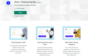 Oberlo helps sellers use Shopify with Ali Express