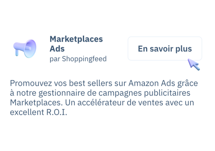 Nouvelle fonctionnalité : Marketplace Ads - Blog Shoppingfeed